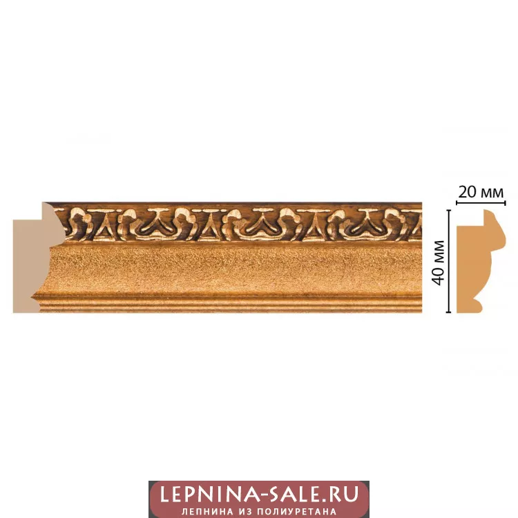 Багет DECOMASTER 807-1223ДМ (40*20*2900 мм) Багет DECOMASTER 807-1223ДМ (40*20*2900 мм) от Lepnina-Sale.ru