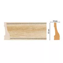 Плинтус напольный Decomaster 192-11 (60*18*2400) от Lepnina-Sale.ru