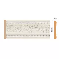 Цветной молдинг Decomaster 184-15 (80*8*2400) от Lepnina-Sale.ru