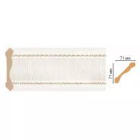 Карниз потолочный Decomaster 172-7D (71*71*2400) от Lepnina-Sale.ru