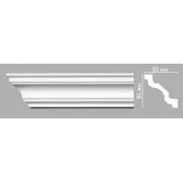 Плинтус потолочный DECOMASTER 96261/34 (80x82x2400мм) от Lepnina-Sale.ru