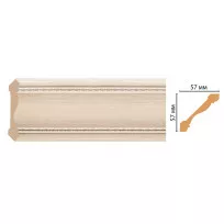 Карниз потолочный Decomaster 179-13 (57*57*2400) от Lepnina-Sale.ru