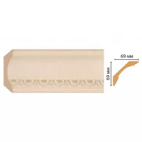 Плинтус потолочный DECOMASTER 100D-18DДМ (69*69*2400 мм) от Lepnina-Sale.ru