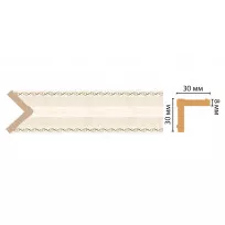 Цветной угол Decomaster 116-6 (30*30*2400) ДМ от Lepnina-Sale.ru