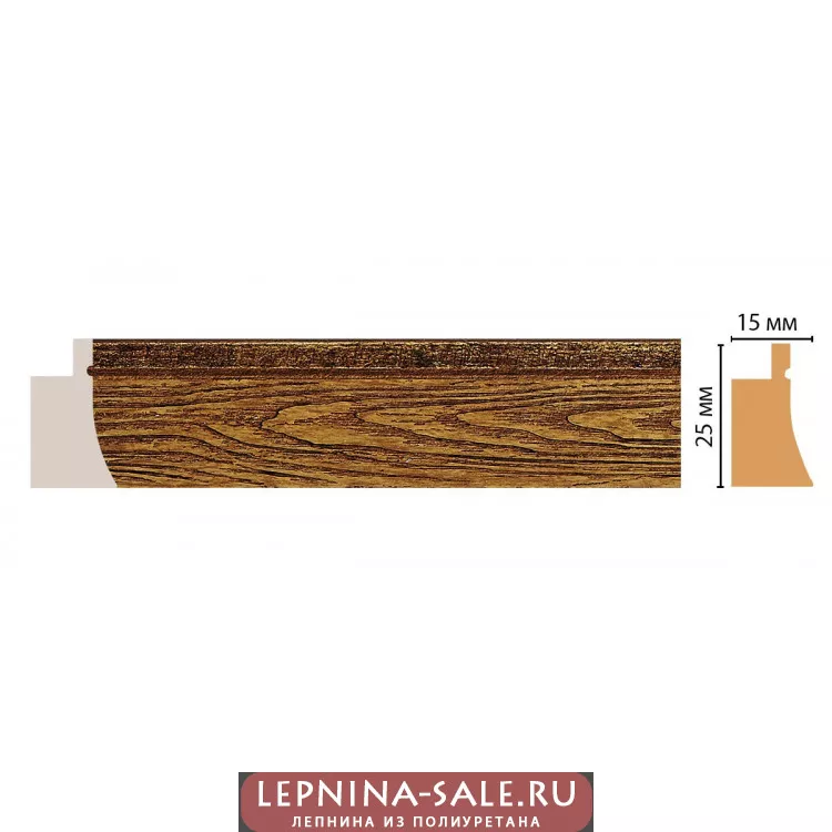 Багет Decomaster 584-1069 (25*15*2900) Багет Decomaster 584-1069 (25*15*2900) от Lepnina-Sale.ru