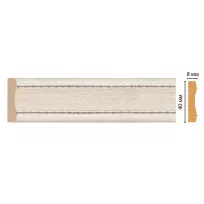 Цветной молдинг Decomaster 187-14 (40*8*2400) от Lepnina-Sale.ru