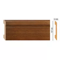 Цветной напольный плинтус DECOMASTER D105-75 ДМ (107*12*2400) от Lepnina-Sale.ru
