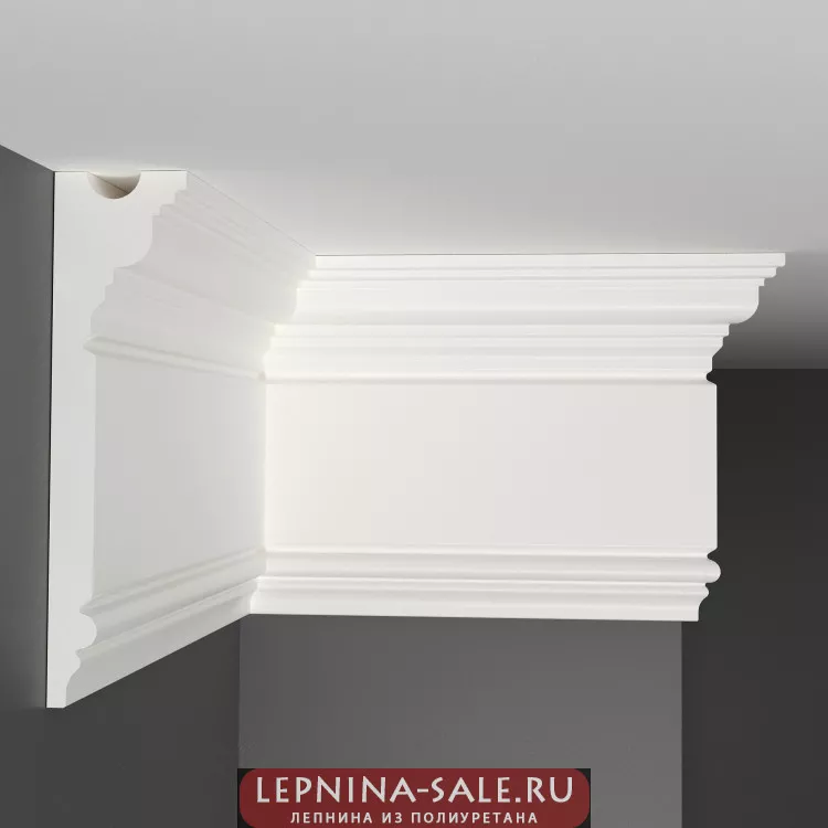 Плинтус потолочный DECOMASTER D214ДМ (150*38*2000мм) Плинтус потолочный DECOMASTER D214ДМ (150*38*2000мм) от Lepnina-Sale.ru