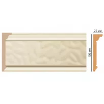 Карниз потолочный DECOMASTER D215-61 (100*25*2400) от Lepnina-Sale.ru