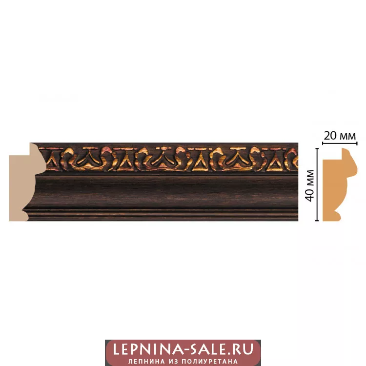 Цветной молдинг Decomaster 807-966 (40*20*2900) Цветной молдинг Decomaster 807-966 (40*20*2900) от Lepnina-Sale.ru