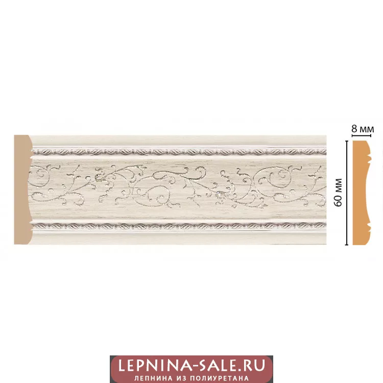 Цветной молдинг Decomaster 186-14 (60*8*2400) Цветной молдинг Decomaster 186-14 (60*8*2400) от Lepnina-Sale.ru