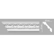 Плинтус потолочный DECOMASTER 95018/50 (65х68х2400мм) от Lepnina-Sale.ru