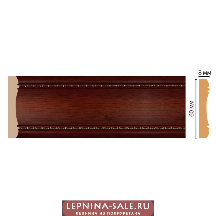 Цветной молдинг Decomaster 185-52 (60*8*2400) Цветной молдинг Decomaster 185-52 (60*8*2400) от Lepnina-Sale.ru