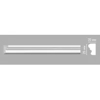 Молдинг DECOMASTER 97199/120 (25х20х2400мм) от Lepnina-Sale.ru