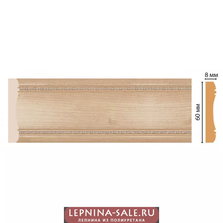 Цветной молдинг Decomaster 185-11 (60*8*2400) Цветной молдинг Decomaster 185-11 (60*8*2400) от Lepnina-Sale.ru