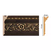 Карниз потолочный DECOMASTER D225-56 (110*28*2400) от Lepnina-Sale.ru