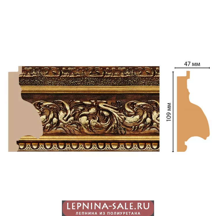 Багет Decomaster 230-1223 (109*47*2900) Багет Decomaster 230-1223 (109*47*2900) от Lepnina-Sale.ru