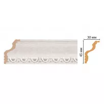Карниз потолочный Decomaster 148D-19D (45*30*2400) от Lepnina-Sale.ru