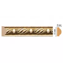 цветная лепнина молдинг Decomaster 130-17 (15*8*2400) ДМ от Lepnina-Sale.ru