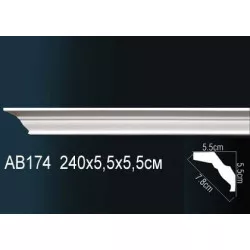Гибкий потолочный плинтус Перфект AB174F