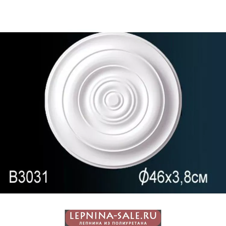 Розетка потолочная B3031 от Lepnina-Sale.ru