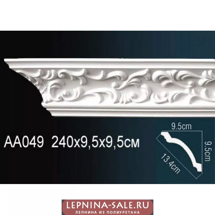 Потолочный плинтус Перфект AA049 от Lepnina-Sale.ru