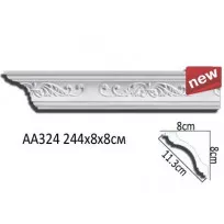 Потолочный плинтус с рисунком АА324 от Lepnina-Sale.ru