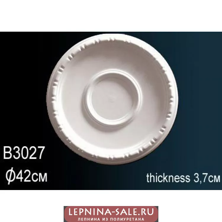 Розетка потолочная B3027 от Lepnina-Sale.ru