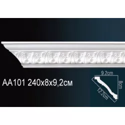 Гибкий потолочный плинтус Перфект AA101F
