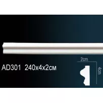 Полиуретановый молдинг гибкий AD301F от Lepnina-Sale.ru