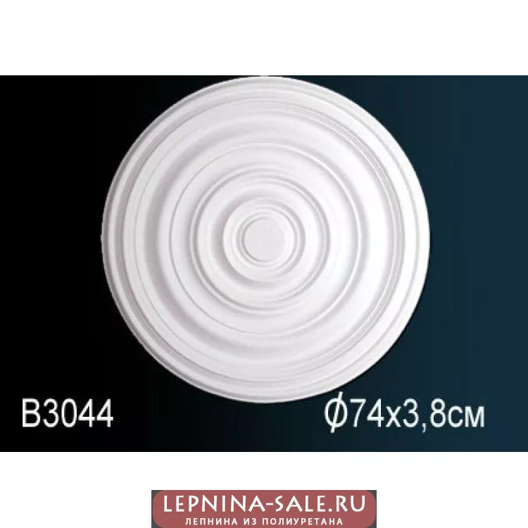 Розетка потолочная B3044 от Lepnina-Sale.ru