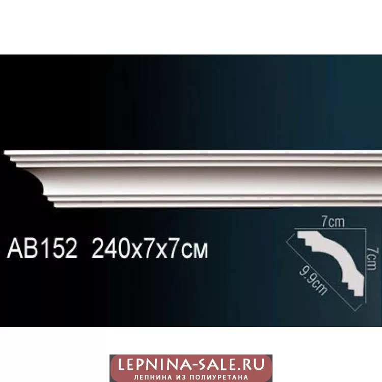 Гибкий потолочный плинтус Перфект AB152F Гибкий потолочный плинтус Перфект AB152F от Lepnina-Sale.ru