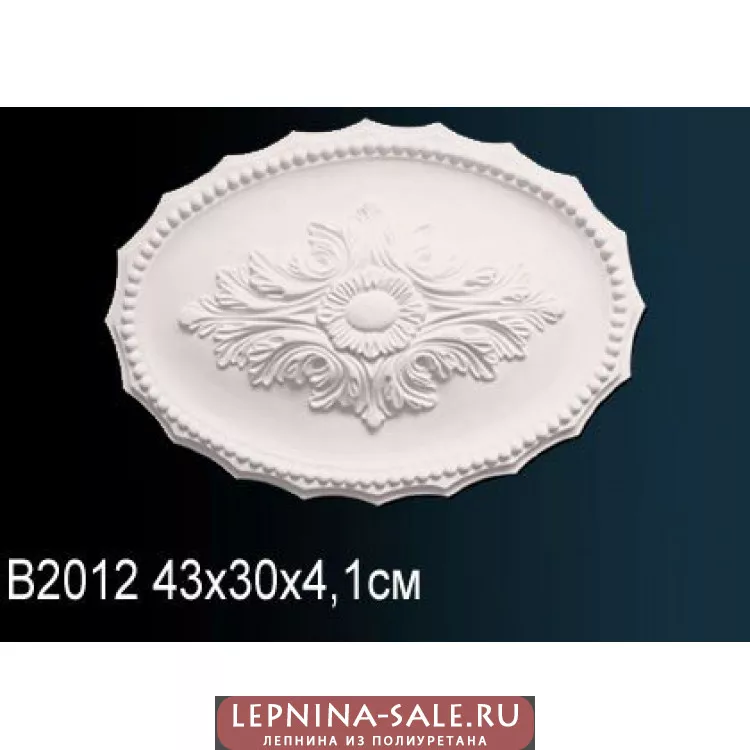 Розетка потолочная B2012 от Lepnina-Sale.ru