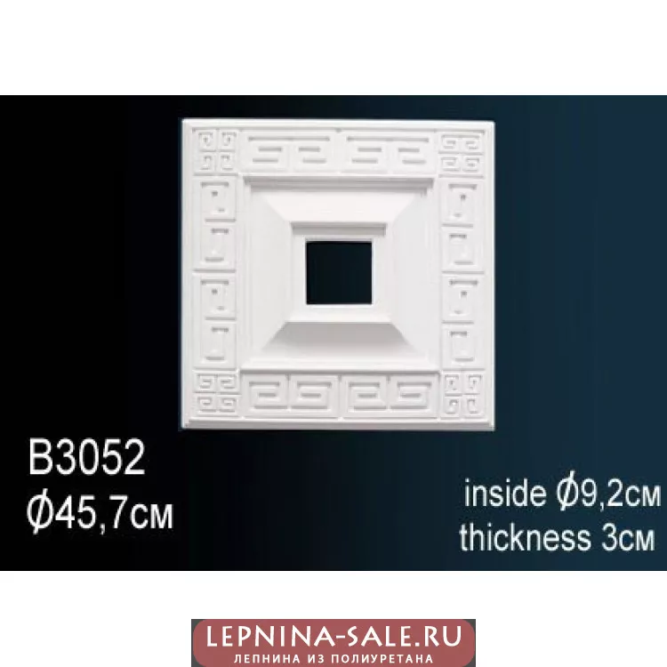 Розетка потолочная B3052 от Lepnina-Sale.ru