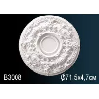 Розетка потолочная B3008 от Lepnina-Sale.ru