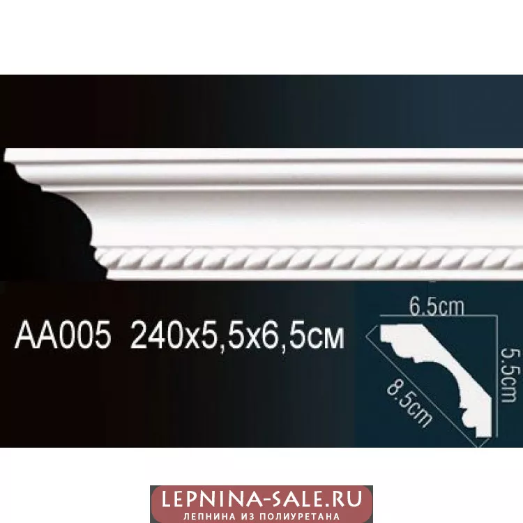 Потолочный плинтус Перфект AA005 от Lepnina-Sale.ru