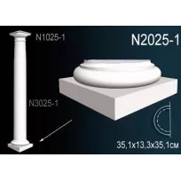 Полуколонна из полиуретана N2025-1 от Lepnina-Sale.ru