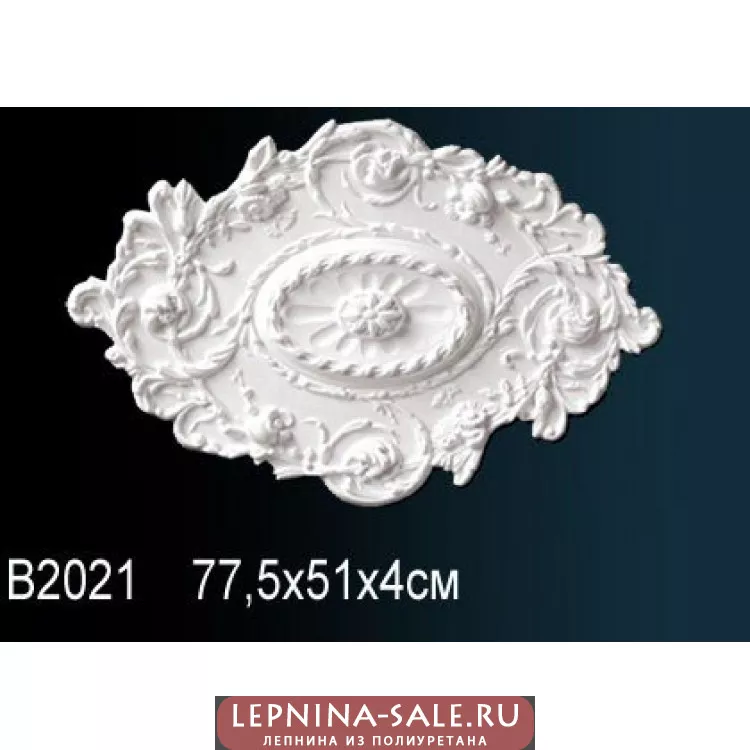 Розетка потолочная B2021 от Lepnina-Sale.ru