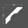 Карниз потолочный K 5.115.22 DEARTIO (ДеАртио) МДФ Белый Карниз потолочный K 5.115.22 DEARTIO (ДеАртио) МДФ Белый от Lepnina-Sale.ru