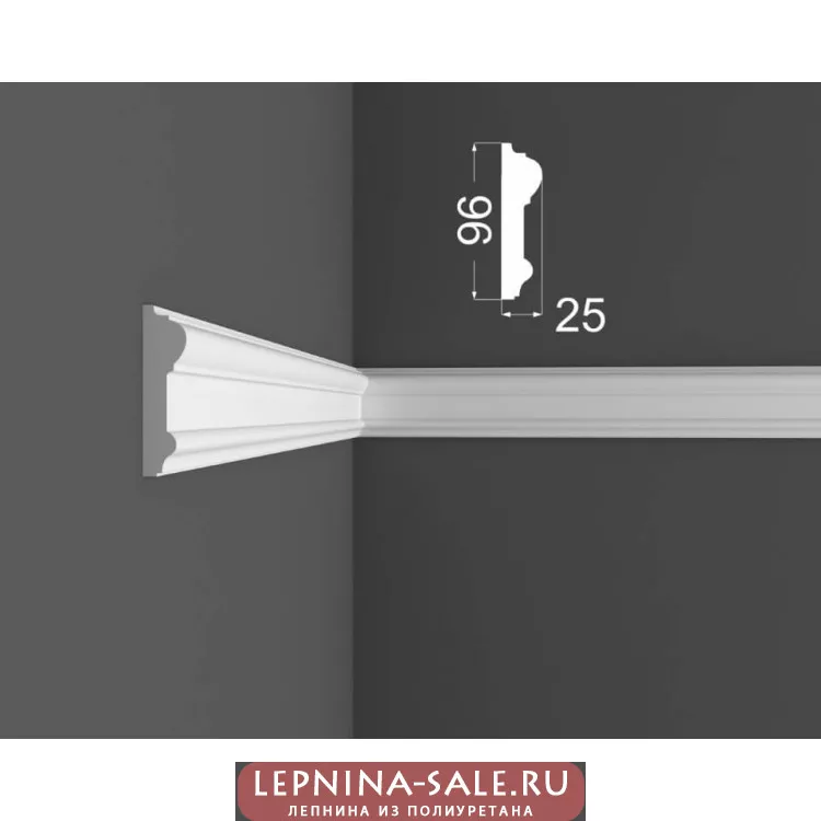 Молдинг M 7.96.25 DEARTIO (ДеАртио) МДФ Белый от Lepnina-Sale.ru