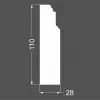 Плинтус P 10.110.28 DEARTIO (ДеАртио) МДФ Белый Плинтус P 10.110.28 DEARTIO (ДеАртио) МДФ Белый от Lepnina-Sale.ru