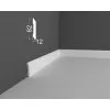 Плинтус P 18.82.12 DEARTIO (ДеАртио) МДФ Белый