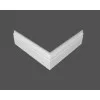 Плинтус P 3.100.16 DEARTIO (ДеАртио) МДФ Белый от Lepnina-Sale.ru