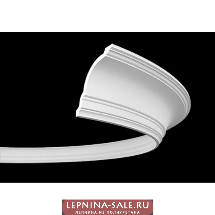 Карниз 1.50.108 гибкий Европласт от Lepnina-Sale.ru Карниз 1.50.108 гибкий Европласт