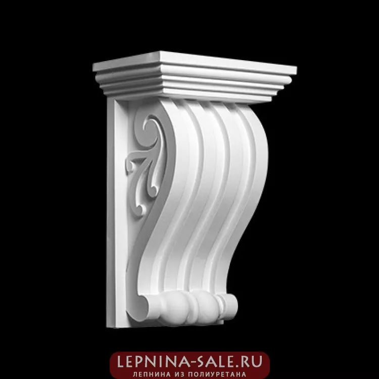 Кронштейн из полиуретана 1.19.017 Европласт от Lepnina-Sale.ru