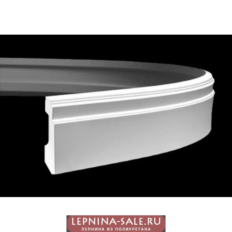 Плинтус из полиуретана 1.53.101 гибкий Европласт от Lepnina-Sale.ru