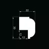 Молдинг MP01 Молдинг MP01 от Lepnina-Sale.ru