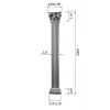 Пилястра PL-220 Декор из стекловолокна Decorus Пилястра PL-220 Декор из стекловолокна Decorus от Lepnina-Sale.ru