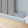Плинтус скрытый Ликорн С-02.2.1 серебристый блестящий от Lepnina-Sale.ru