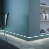 Плинтус скрытый Ликорн С-02.2.1 серебристый блестящий от Lepnina-Sale.ru